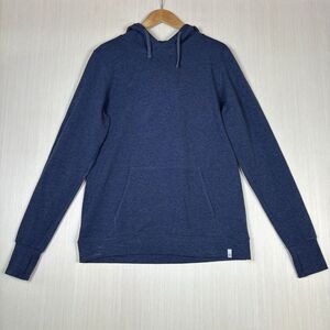 Lauren James Hoodie Womens‎ Sz M Heathered Blue Soft Thumb Holes